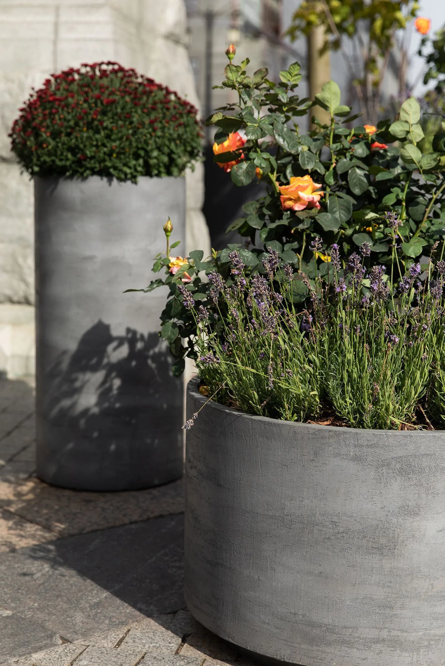 Cylinder smokey blue